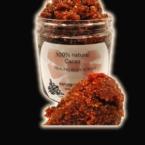 Natural 100% African cocoa exfoliate
